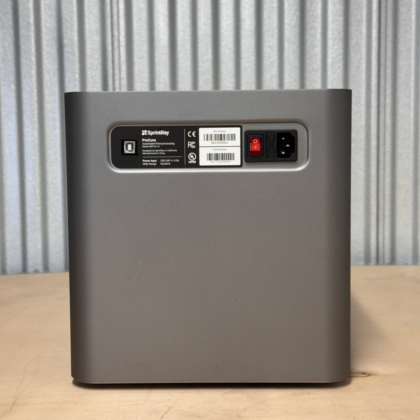 SprintRay ProCure Model SRP1811A Automated Post-Processing for 3D Printed Parts