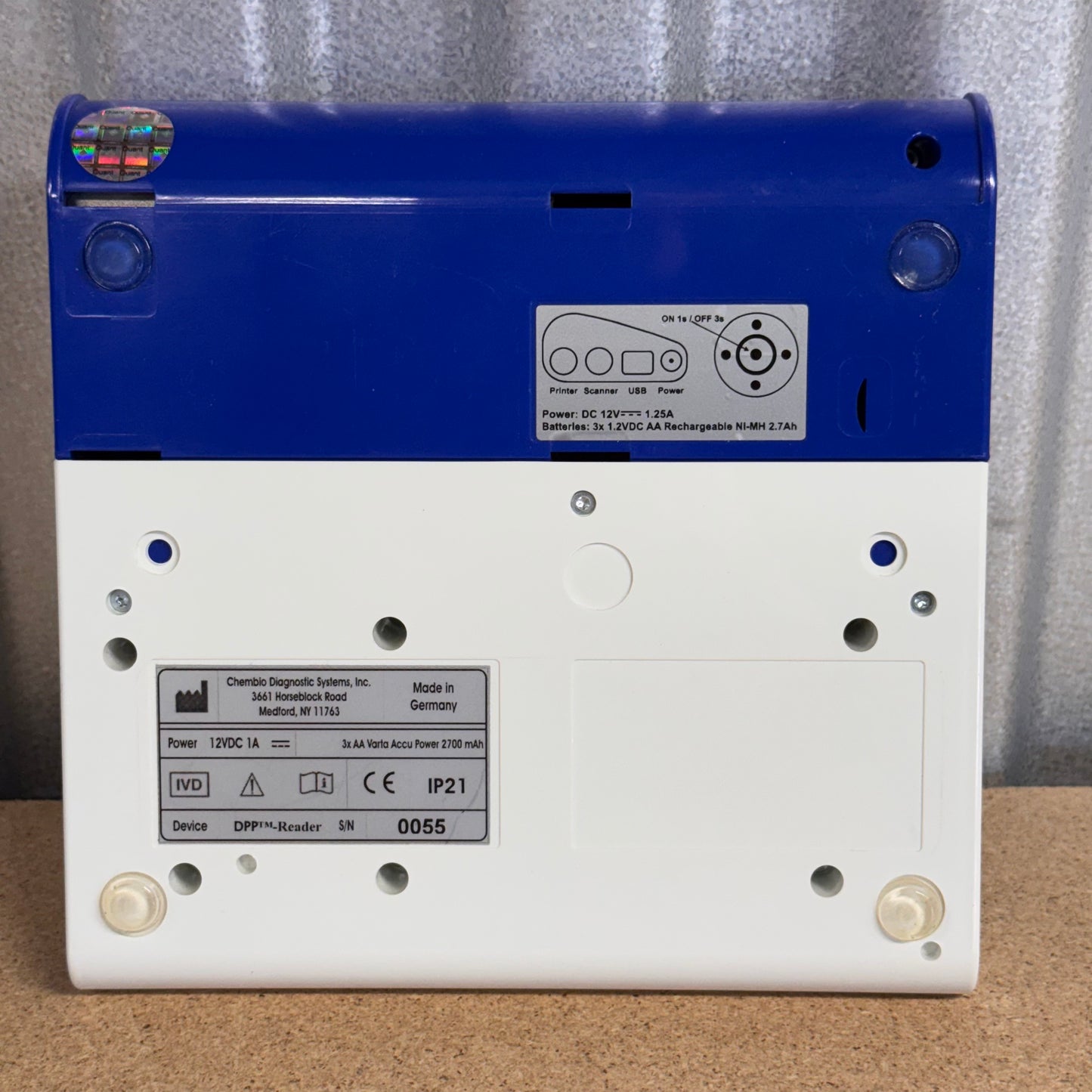 Chembio Diagnostics Systems ESE-Quant System DDP-Reader - Preowned