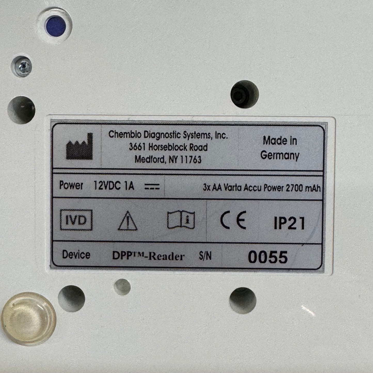 Chembio Diagnostics Systems ESE-Quant System DDP-Reader - Preowned