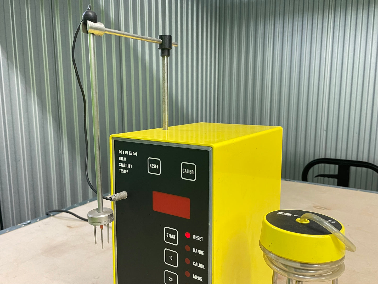 Haffmans NIBEAM Foam Stability Tester with Inpack 2000 Flasher - Pre-Owned