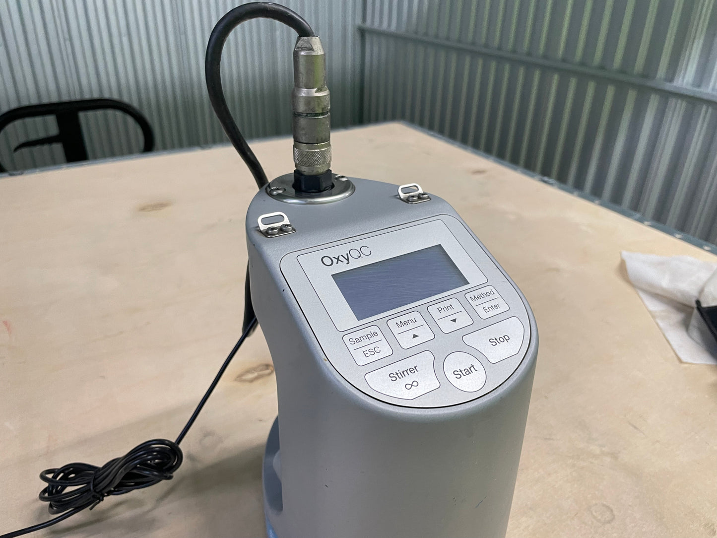 Anton Paar OXY QC In-Line Oxygen Sensor / Measuring Device - Pre-Owned