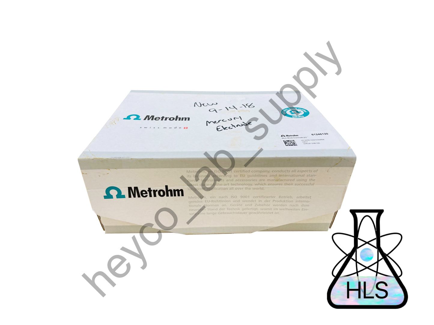 New Metrohm Multi-Mode Electrode Pro / Mercury Electrode, P/N 6.1246.120 In Box!