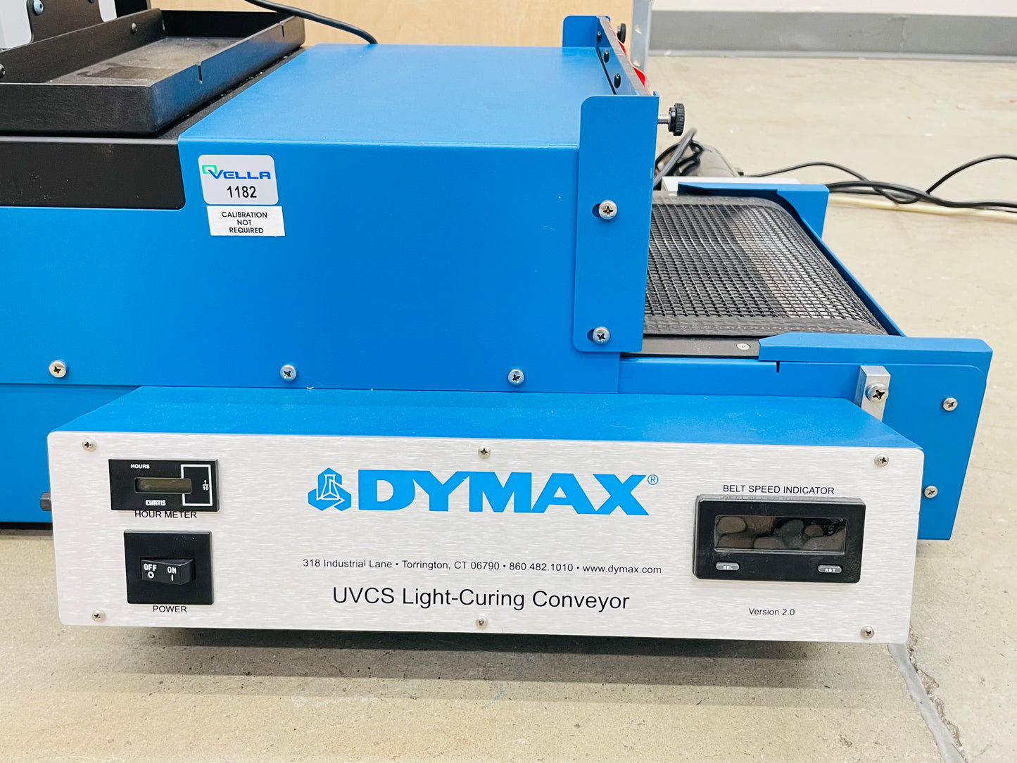 Dymax UVCS Light-Curing Conveyor System with BlueWave AX-550 Visicure Controller