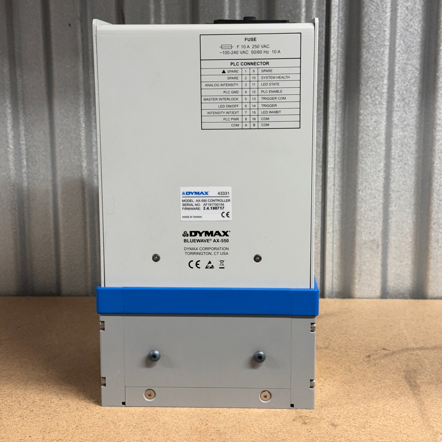 Dymax BlueWave AX-550 Controller with AX-550 Emitter 405 Visicure