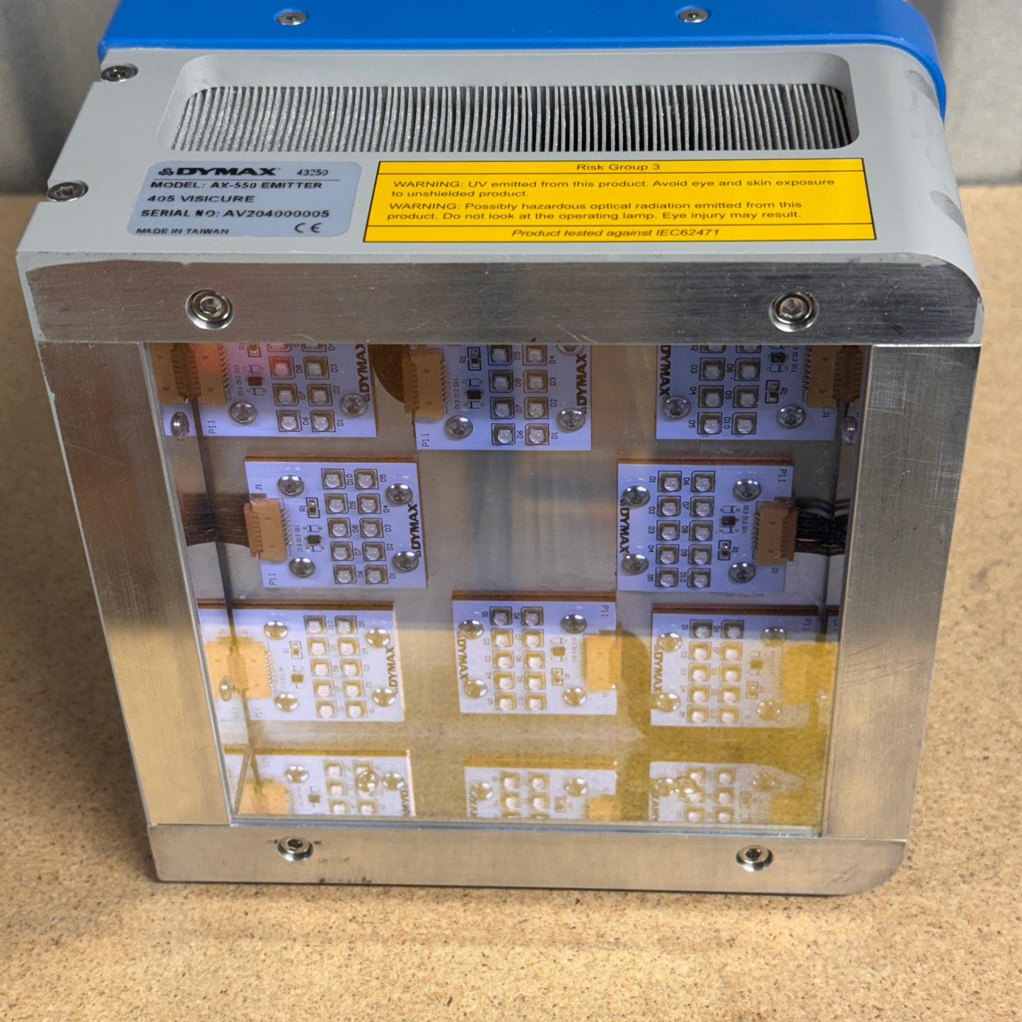 Dymax BlueWave AX-550 Controller with AX-550 Emitter 405 Visicure