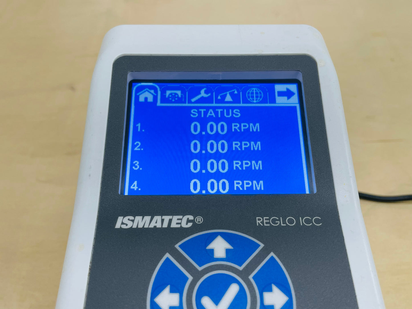 Ismatec Reglo ICC Peristaltic Pump, P/N ISM4412 - Cleaned & Fully Functional!