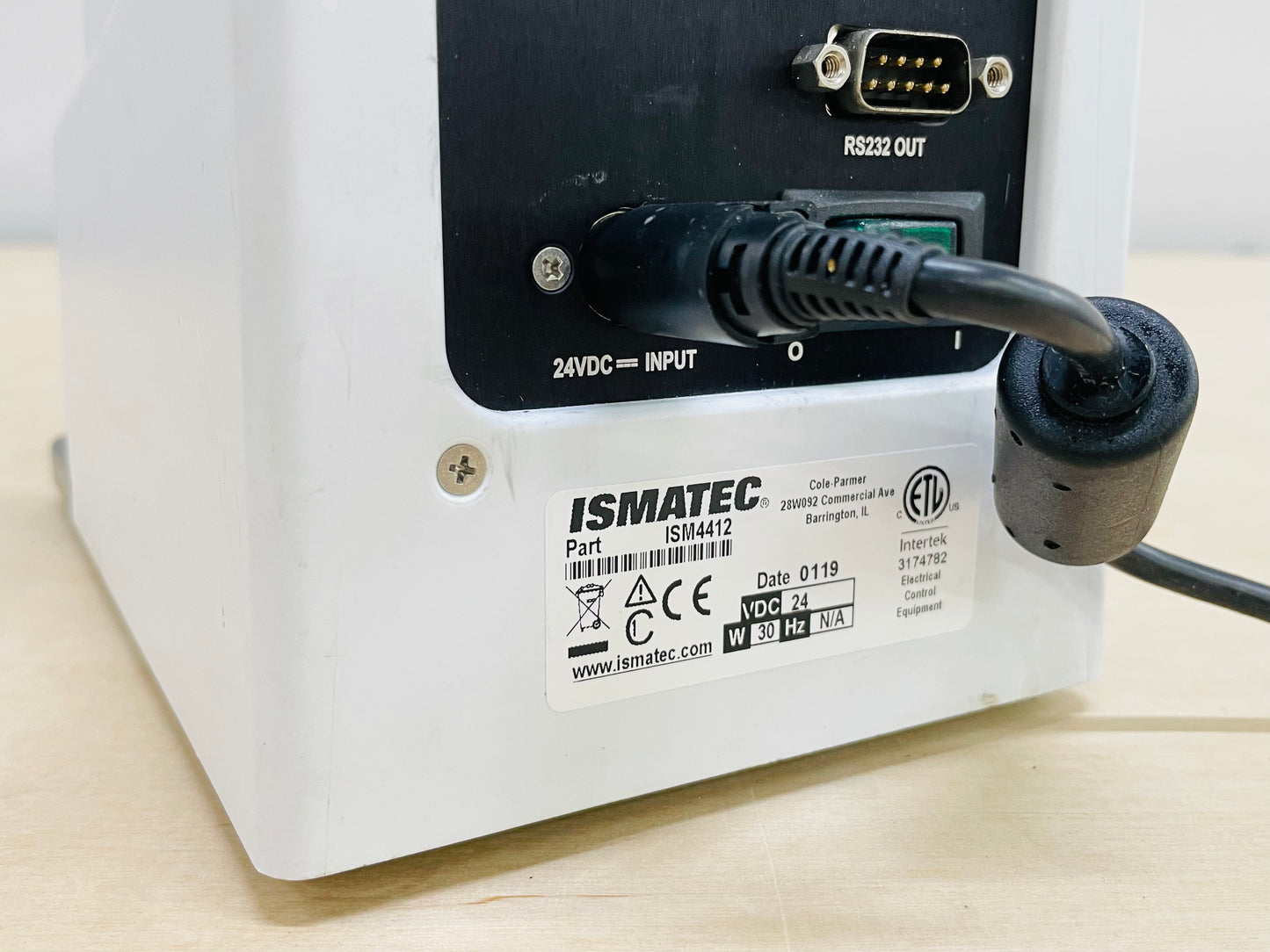 Ismatec Reglo ICC Peristaltic Pump, P/N ISM4412 - Cleaned & Fully Functional!